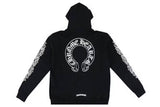 Chrome heart floral hoodie