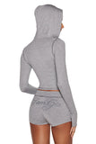 I am Gia grey short set
