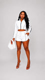 GET ACTIVE LUXE TRACK SHORT SET