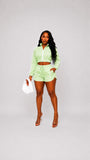 GET ACTIVE LUXE TRACK SHORT SET