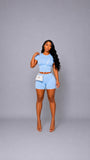 BADDIE BASIC SHORT SET