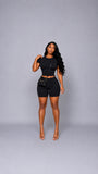 BADDIE BASIC SHORT SET