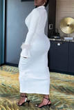 Her Luxe Feather Dress